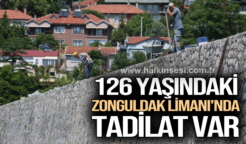 126 yaşındaki Zonguldak Limanı'nda tadilat var