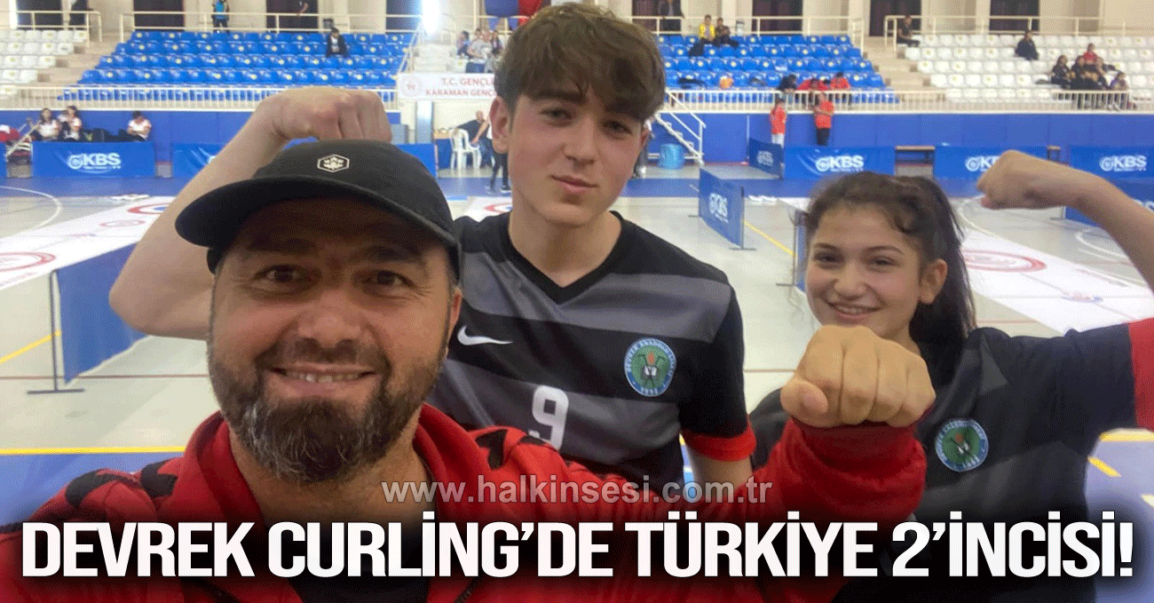 Devrek Curling’de Türkiye 2’incisi!