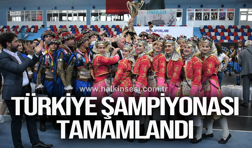 Halk Oyunları Gençler Türkiye Şampiyonası tamamlandı