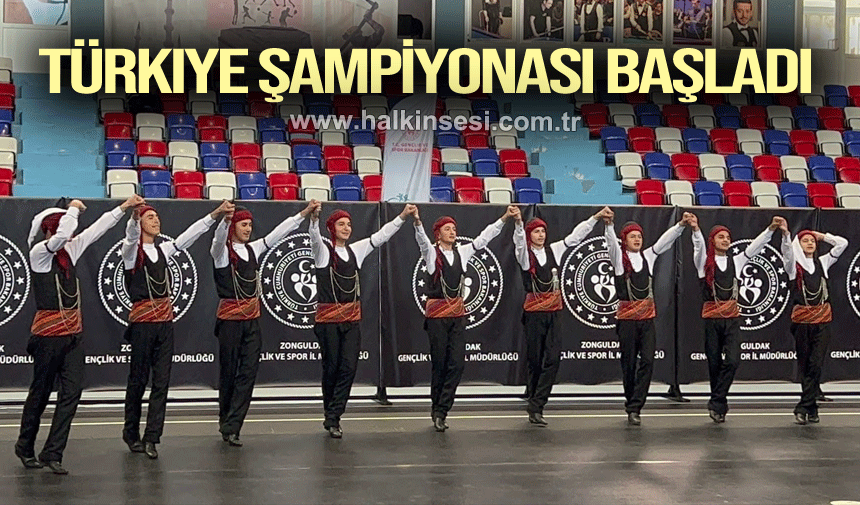 Halk Oyunları Türkiye Şampiyonası başladı