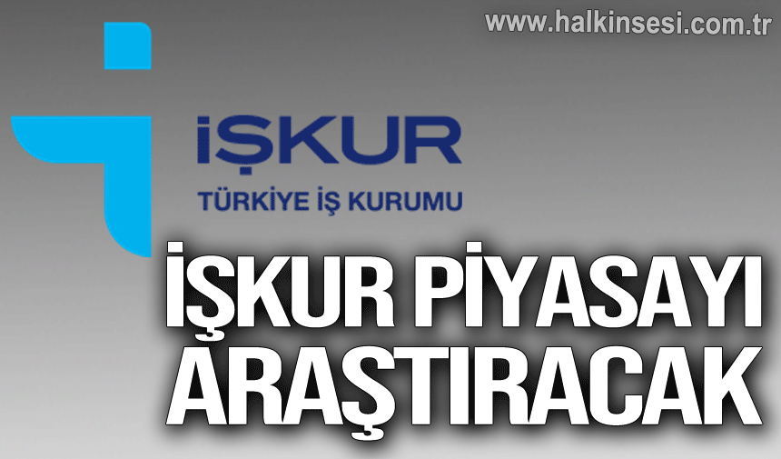 İŞKUR piyasayı araştıracak