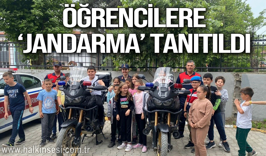 Öğrencilere ‘jandarma’ tanıtıldı