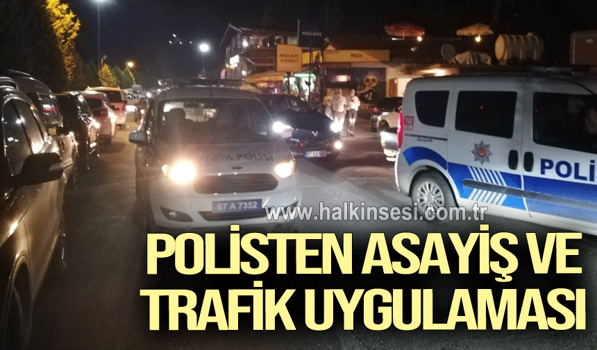 Polisten asayiş ve trafik uygulaması