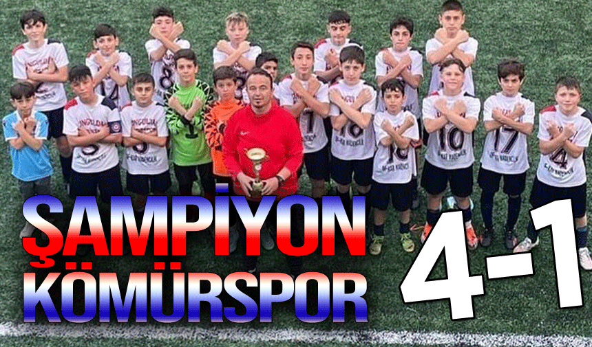 Şampiyon Kömürspor 4-1