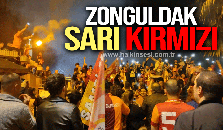 Zonguldak'ta her yer sarı kırmızı