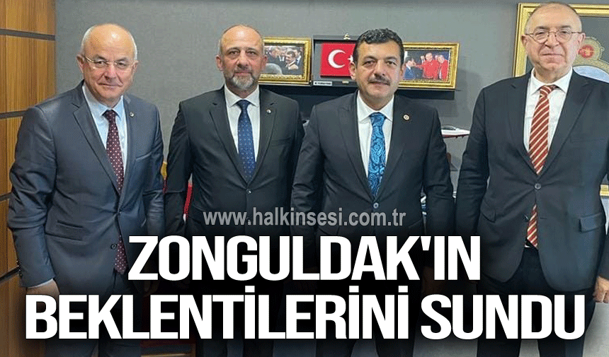 Zonguldak'ın beklentilerini sundu