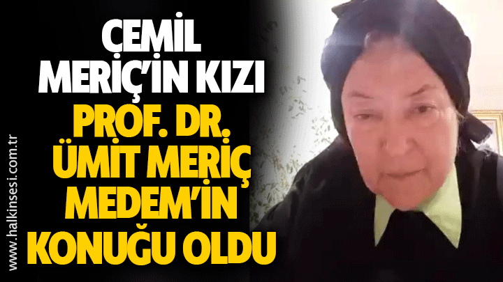Cemil Meriç’in Kızı Prof. Dr. Ümit Meriç MEDEM’in konuğu oldu