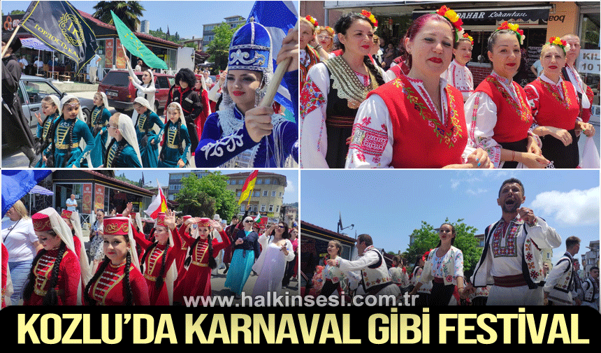 Kozlu’da karnaval gibi festival