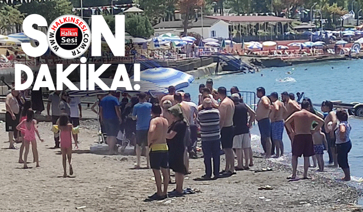 Plajda boğulma tehlikesi geçirdi