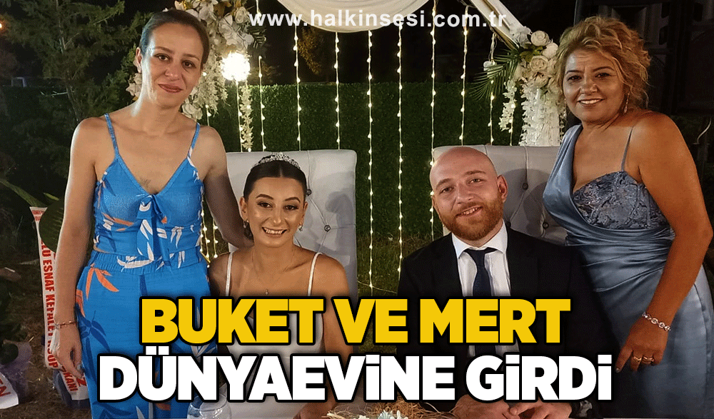 Buket ve Mert dünyaevine girdi