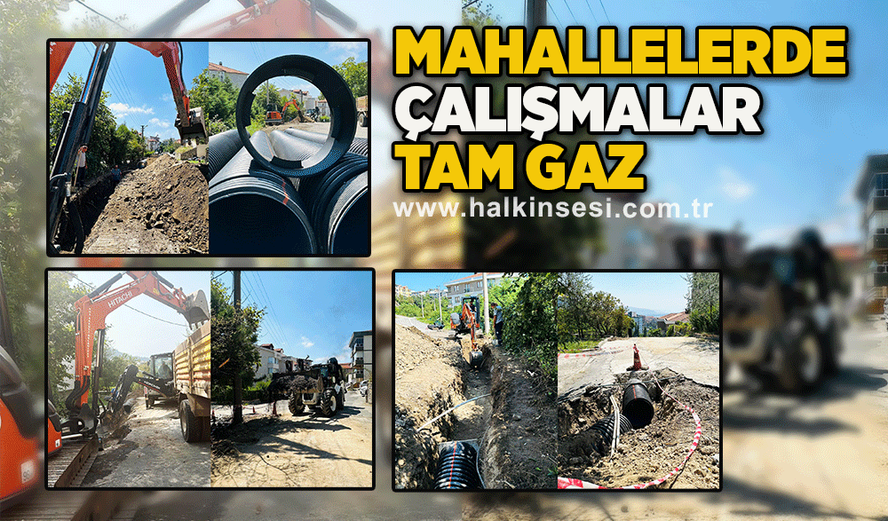 Mahallelerde Çalışmalar Tam Gaz