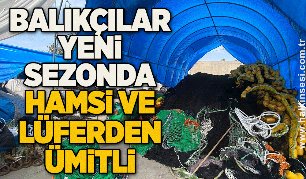 Balıkçılar yeni sezonda hamsi ve lüferden ümitli