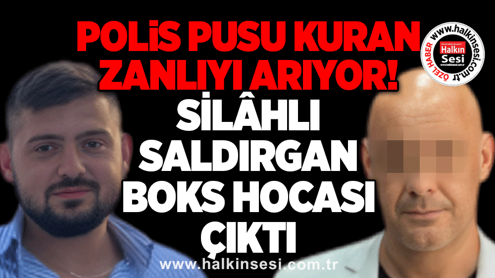 Polis pusu kuran zanlıyı arıyor!