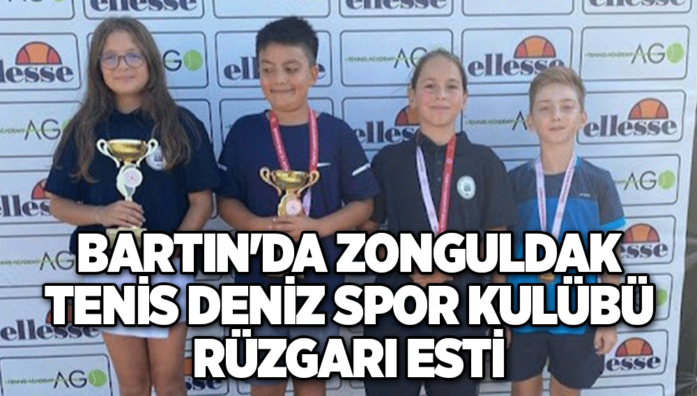 Bartın'da Zonguldak Tenis Deniz Spor Kulübü Rüzgarı esti