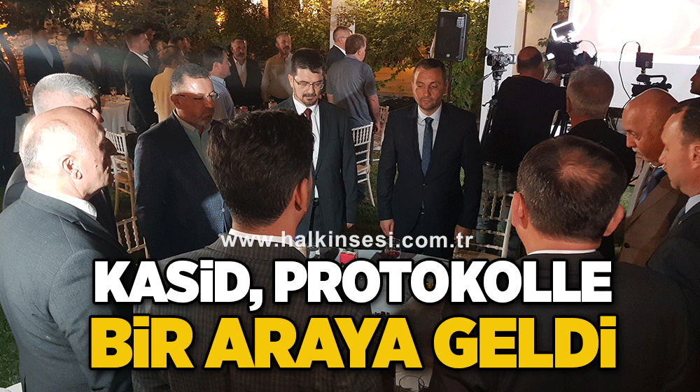 KASİD, protokolle ile bir araya geldi