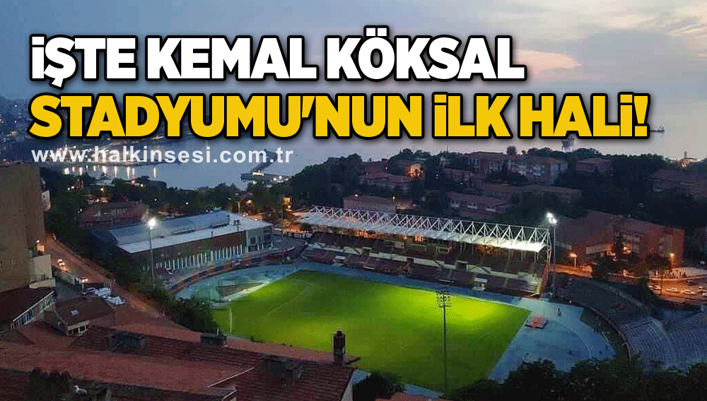 Zonguldak Şehir Stadyumu'nun ilk hali!