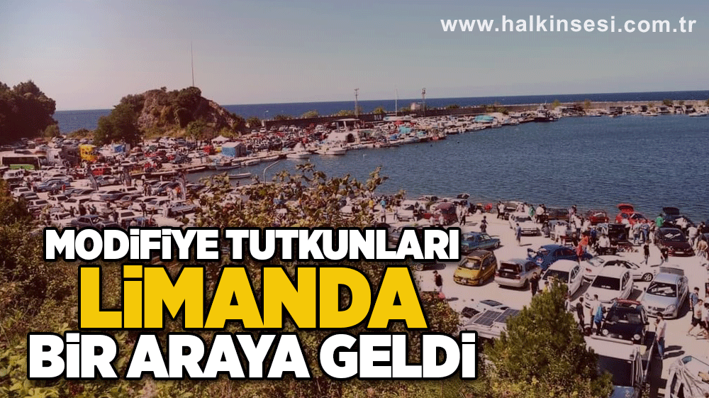 Modifiye tutkunları limanda bir araya geldi