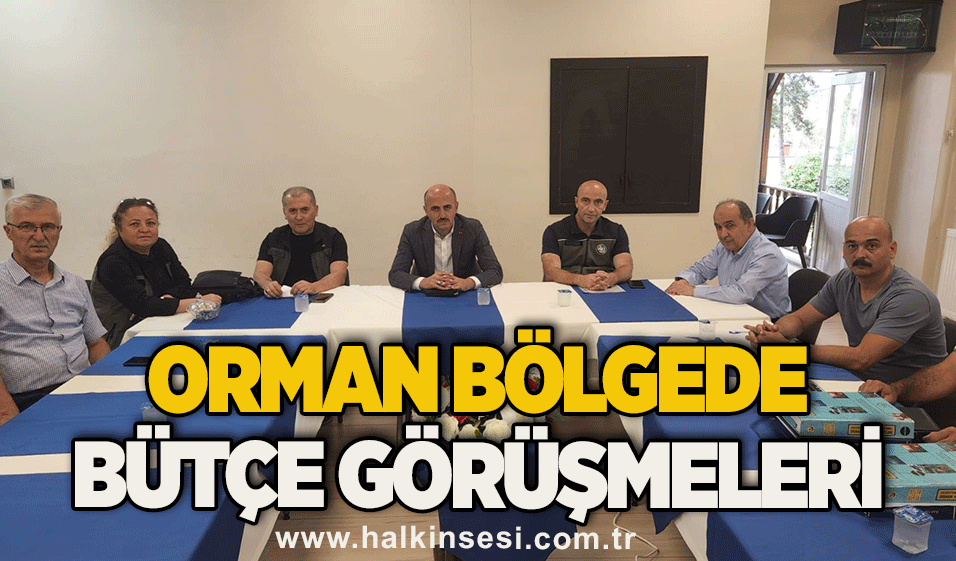 Orman Bölgede bütçe görüşmeleri