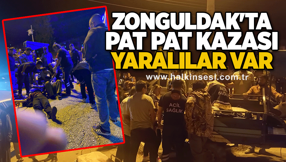 Zonguldak'ta pat pat kazası... Yaralılar var