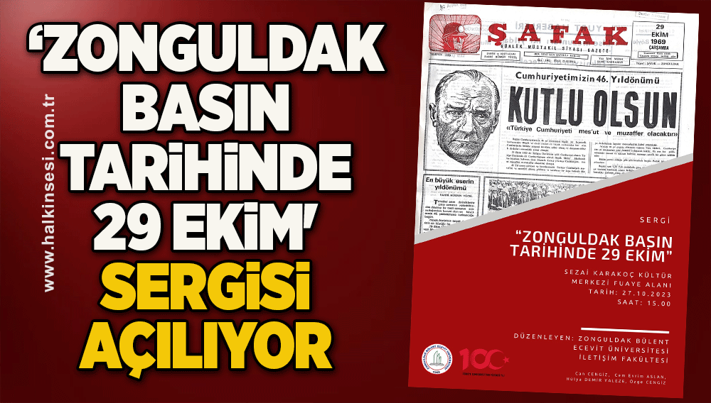 ‘Zonguldak Basın tarihinde 29 Ekim' sergisi açılıyor