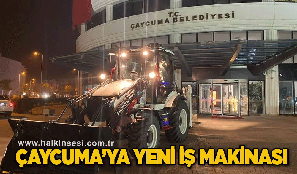 Çaycuma’ya yeni iş makinası 