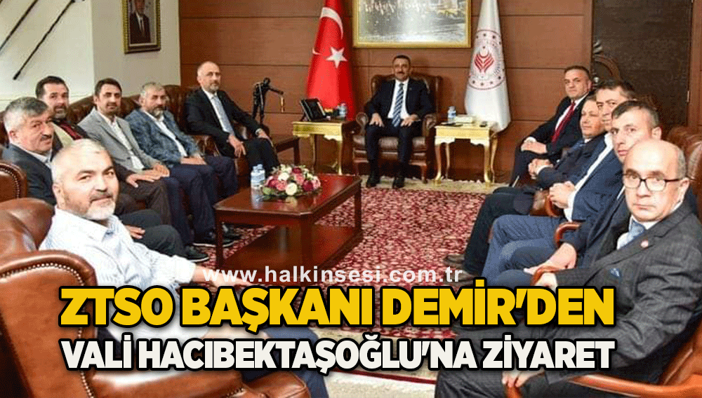 ZTSO Başkanı Demir'den Vali Hacıbektaşoğlu'na ziyaret