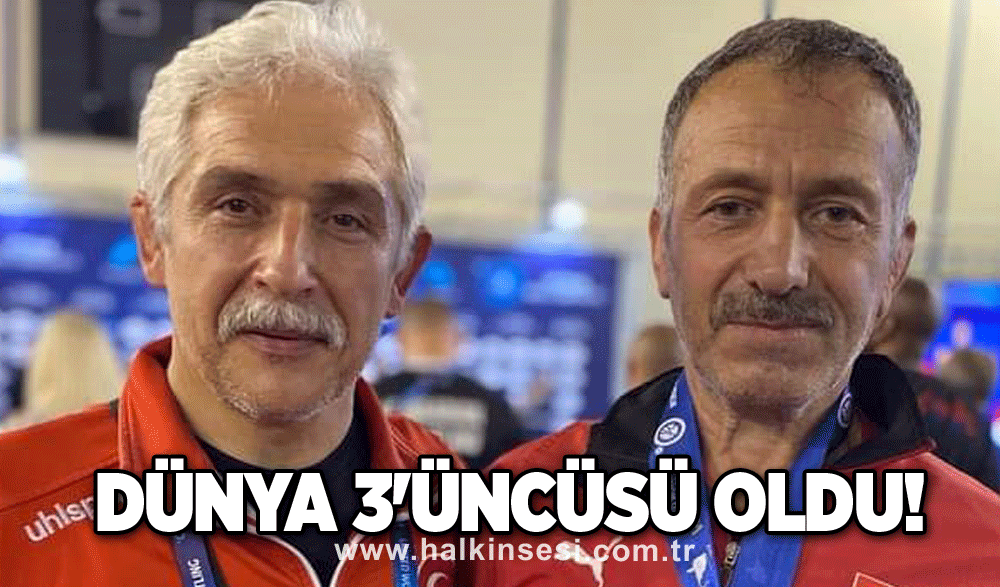 DÜNYA 3'ÜNCÜSÜ OLDU! 