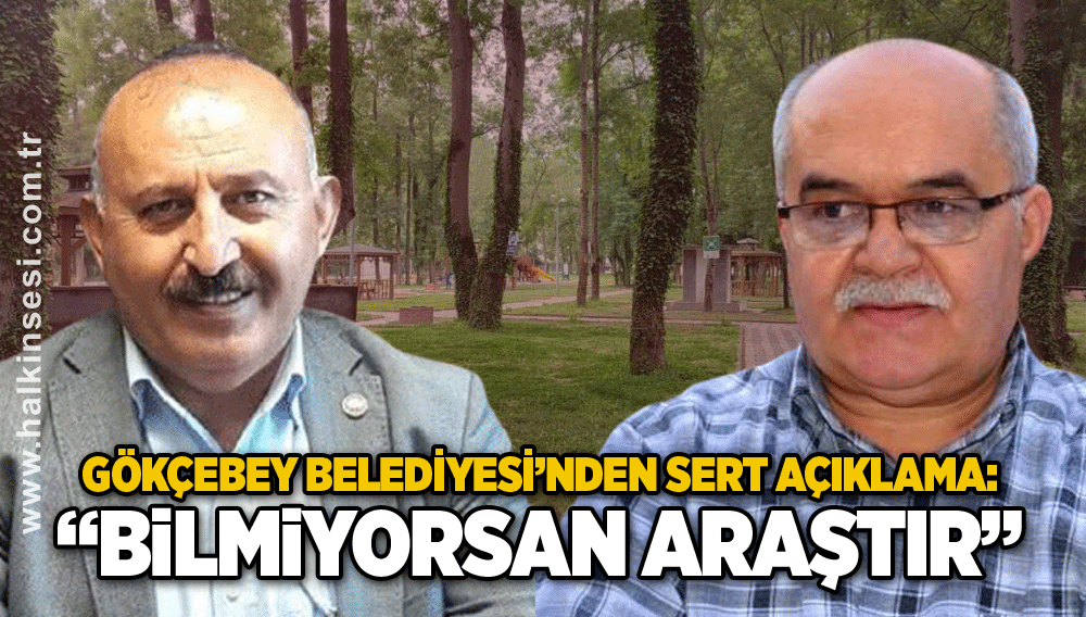 Gökçebey Belediyesi’nden sert açıklama: BİLMİYORSAN ARAŞTIR