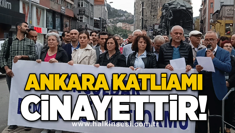 Ankara Katliamı cinayettir!