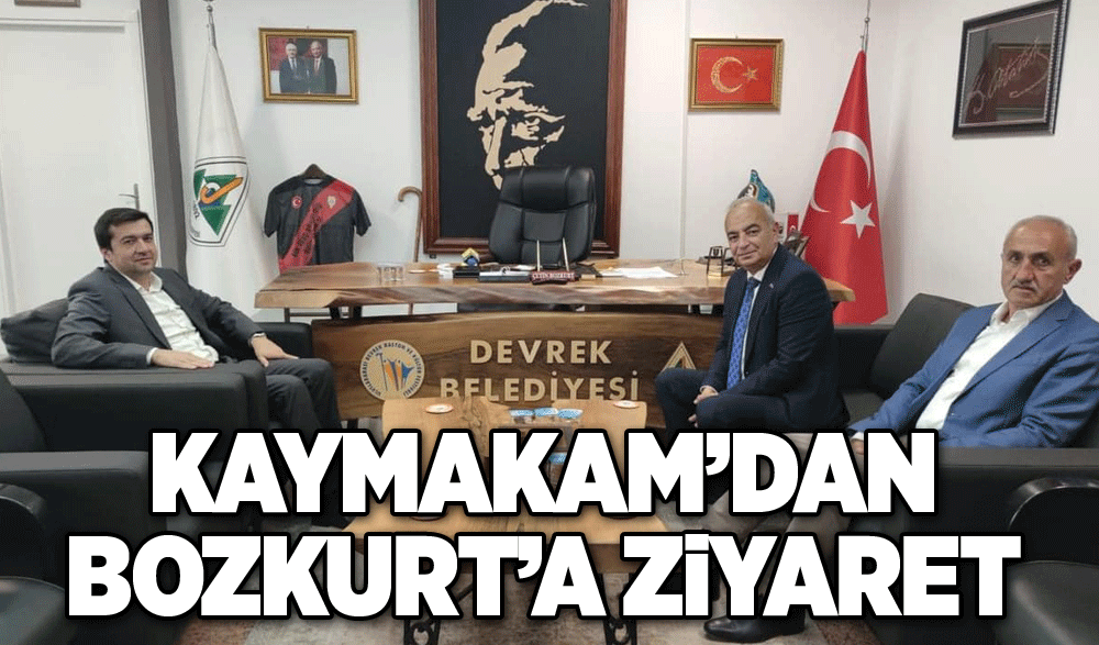 Kaymakam’dan Bozkurt’a ziyaret