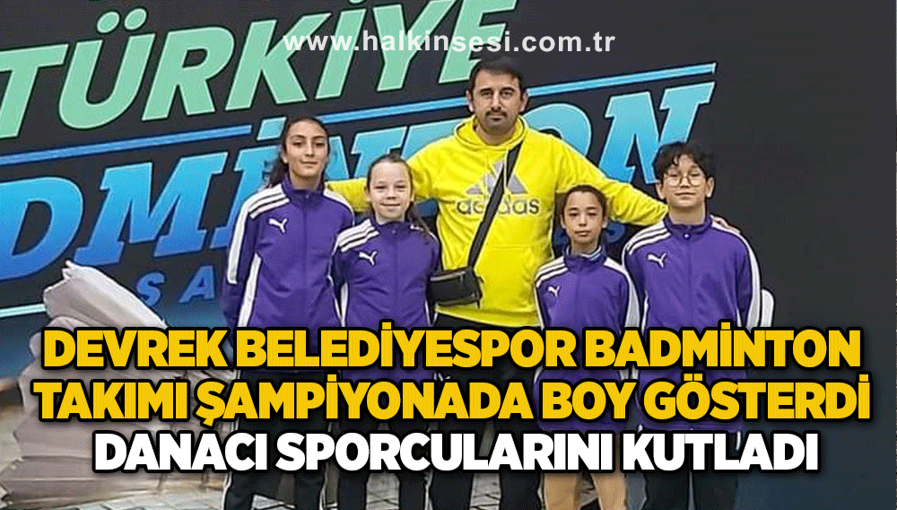 Devrek Belediyespor Badminton Takımı şampiyonada boy gösterdi