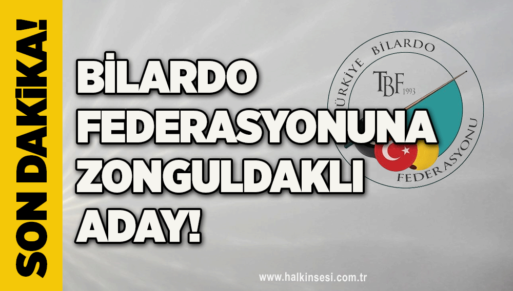 Bilardo Federasyonuna Zonguldaklı aday!