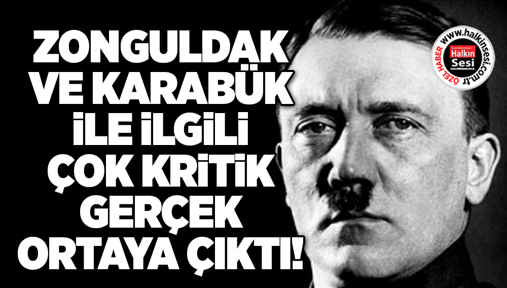 Naziler, Zonguldak ve Karabük’ü hedef almış