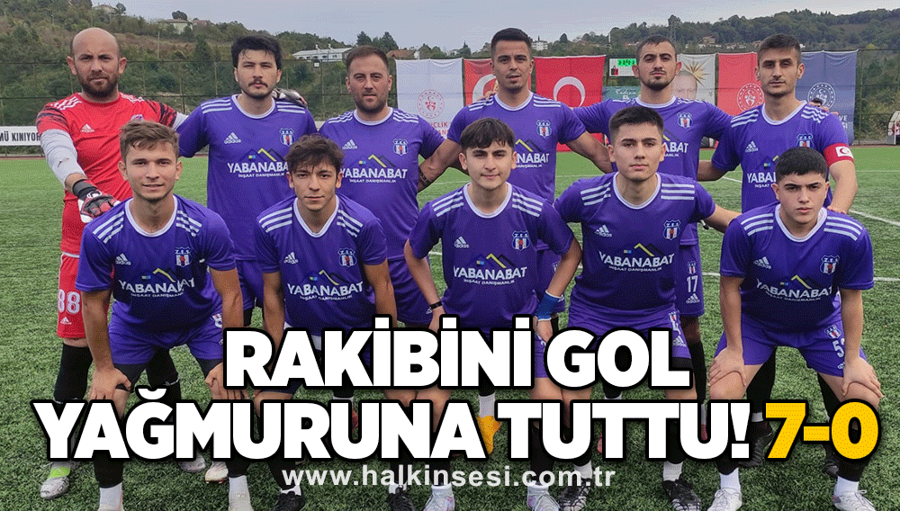 Rakibini gol yağmuruna tuttu! 7-0