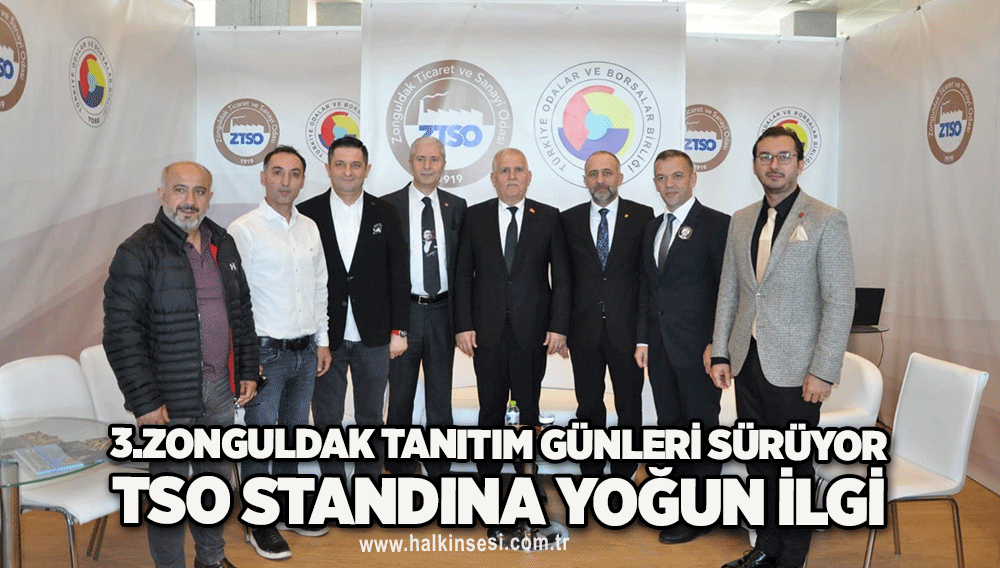 3.Zonguldak tanıtım günleri sürüyor TSO STANDINA YOĞUN İLGİ