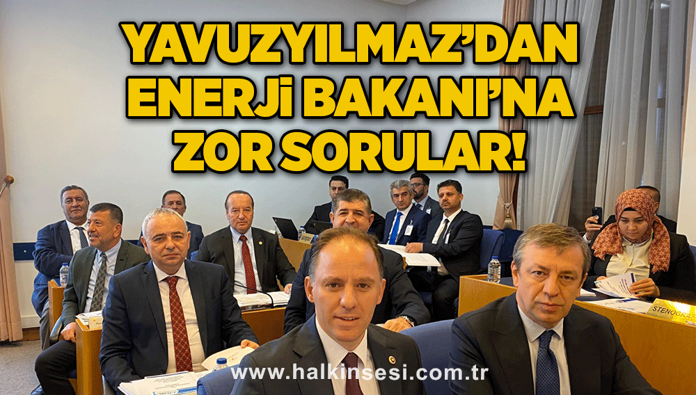 Yavuzyılmaz’dan Enerji Bakanı’na zor sorular!