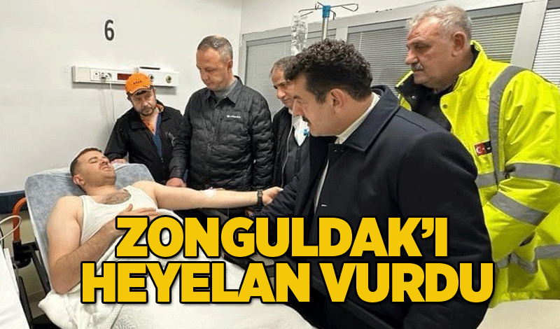 Zonguldak'ı heyelan vurdu!