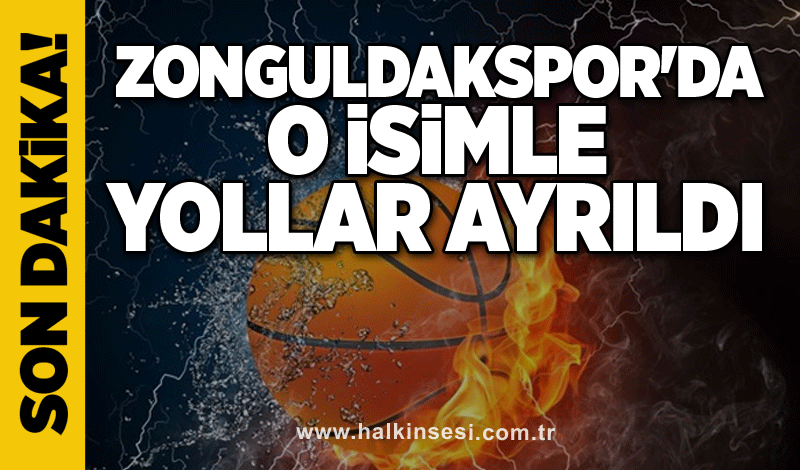 Zonguldakspor'da o isimle yollar ayrıldı