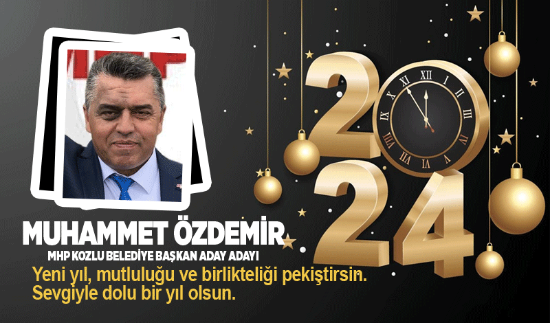 Özdemir'den yeni yıl mesajı