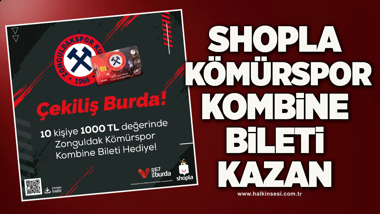 Shopla Kömürspor kombine bileti kazan 