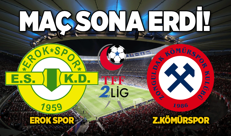 Esenler Erokspor ile Z. Kömürspor maçı sona erdi!