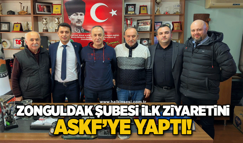 Zonguldak Şubesi İlk Ziyaretini ASKF'ye Yaptı 