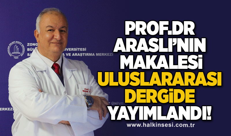 Prof. Dr. Araslı’nın Makalesi Uluslararası Dergide Yayımlandı