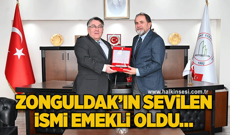 Zonguldak’ın sevilen ismi emekli oldu…