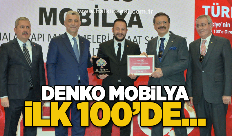 DENKO Mobilya ilk 100’de!