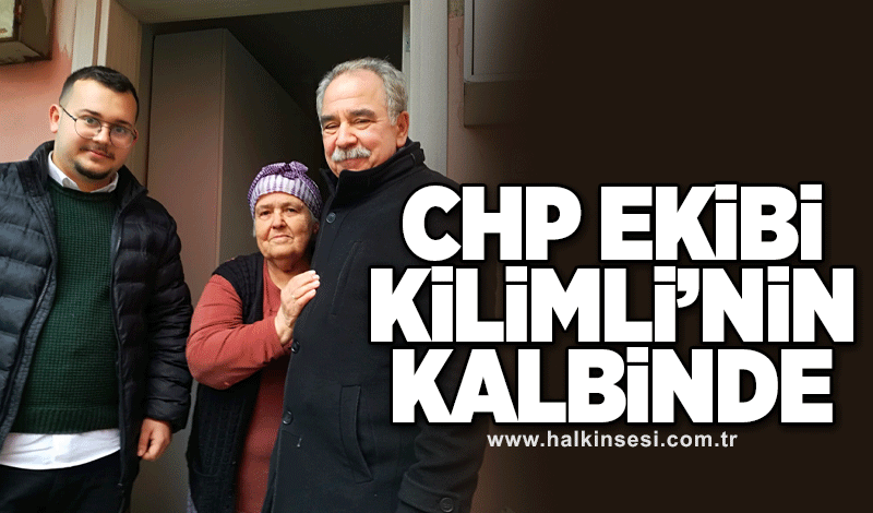 CHP Ekibi Kilimli'nin Kalbine, Merkez Mahalleye indi!