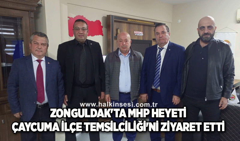 Zonguldak'ta MHP Heyeti Çaycuma İlçe Temsilciliği'ni Ziyaret Etti