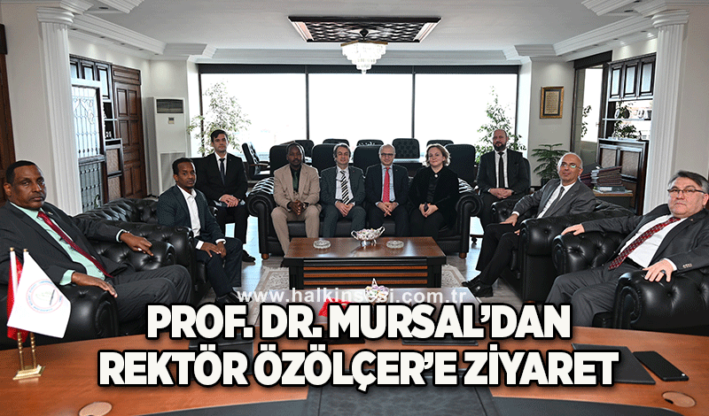 Prof. Dr. Mursal’dan Rektör Özölçer’e Ziyaret
