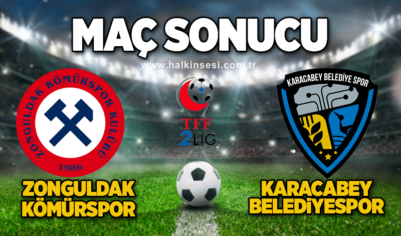 Z. Kömürspor – Karacabey Belediyespor maçı sona erdi