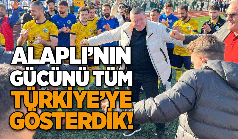 Başkan Tekin: Eskişehirspor'u sahadan sildik!